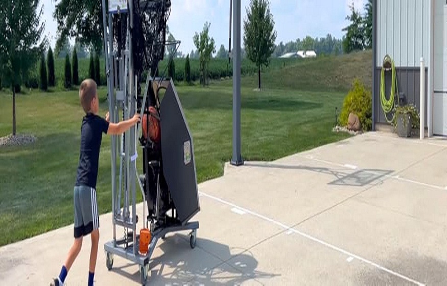 home edition basketball shooting machine